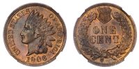 USA, Indian Head bronze Cent, 1906