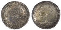 Central American Republic, Guatemala, silver 8 Reales, 1826