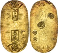 Japan, Tenpo, gold Koban