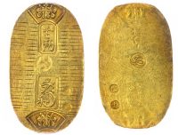 Japan, Manen, gold Koban