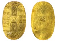 Japan, Manen, gold Koban