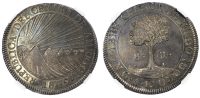 Central American Republic, Guatemala, silver 8 Reales, 1846/2