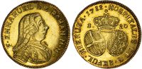 Malta, Emmanuel de Rohan, gold 20 Scudi, 1782