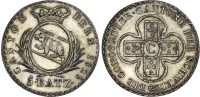 Switzerland, Bern, silver 5 Batzen, 1826