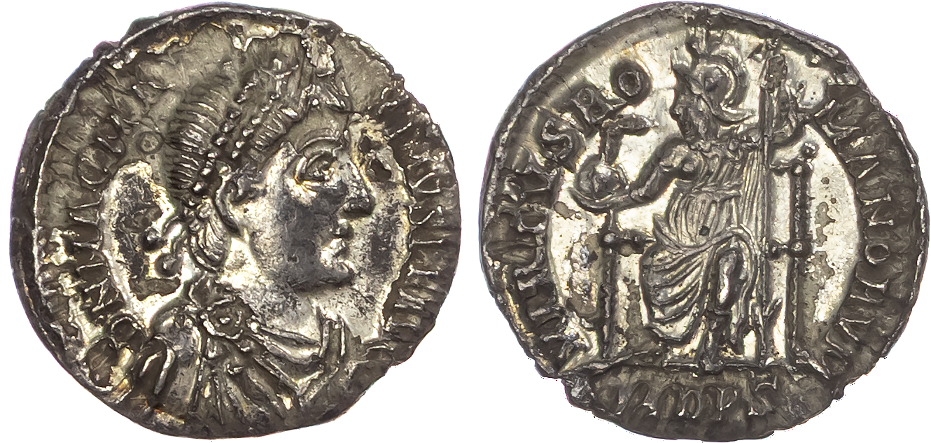 Magnus Maximus, Silver Siliqua Magnus Maximus, Silver Siliqua