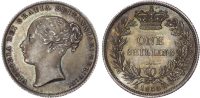 Victoria (1837-1901), Shilling, 1858.