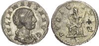 Julia Maesa (Grandmother of Elagabalus)Silver Denarius
