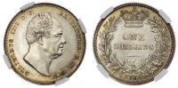 William IV, (1830-1837), Shilling, 1834, NGC MS63
