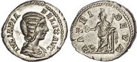 Julia Domna, Wife of Septimius Severus, Silver Denarius