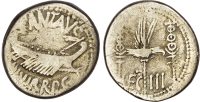 Mark Antony Silver Denarius