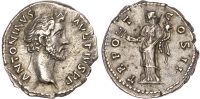 Antoninus Pius Silver Denarius