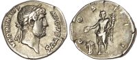 Hadrian Silver Denarius