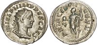 Philip II as Caesar Silver Antoninianus