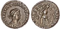 Valentinian II Bronze  AE 4,Cyzicus