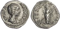 Julia Domna (Wife of Septimius Severus) Silver Denarius