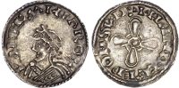 Harold I (1035‐40), Silver Penny, Jewel Cross type, Southwark mint, Maninc Gaep ("Lucky Maninc") as moneyer.