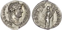 Hadrian silver Denarius