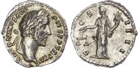 Antoninus Pius silver Denarius