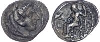Kingdom of Macedon, Alexander the Great, Silver Hemidrachm