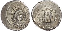 L. Mussidius Longus, silver Denarius