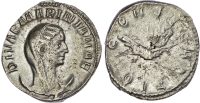 Diva Mariniana (wife of Valerian I) silver Antoninianus