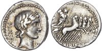 Roman Republic, C. Vibius C. f. Pansa, Silver Denarius