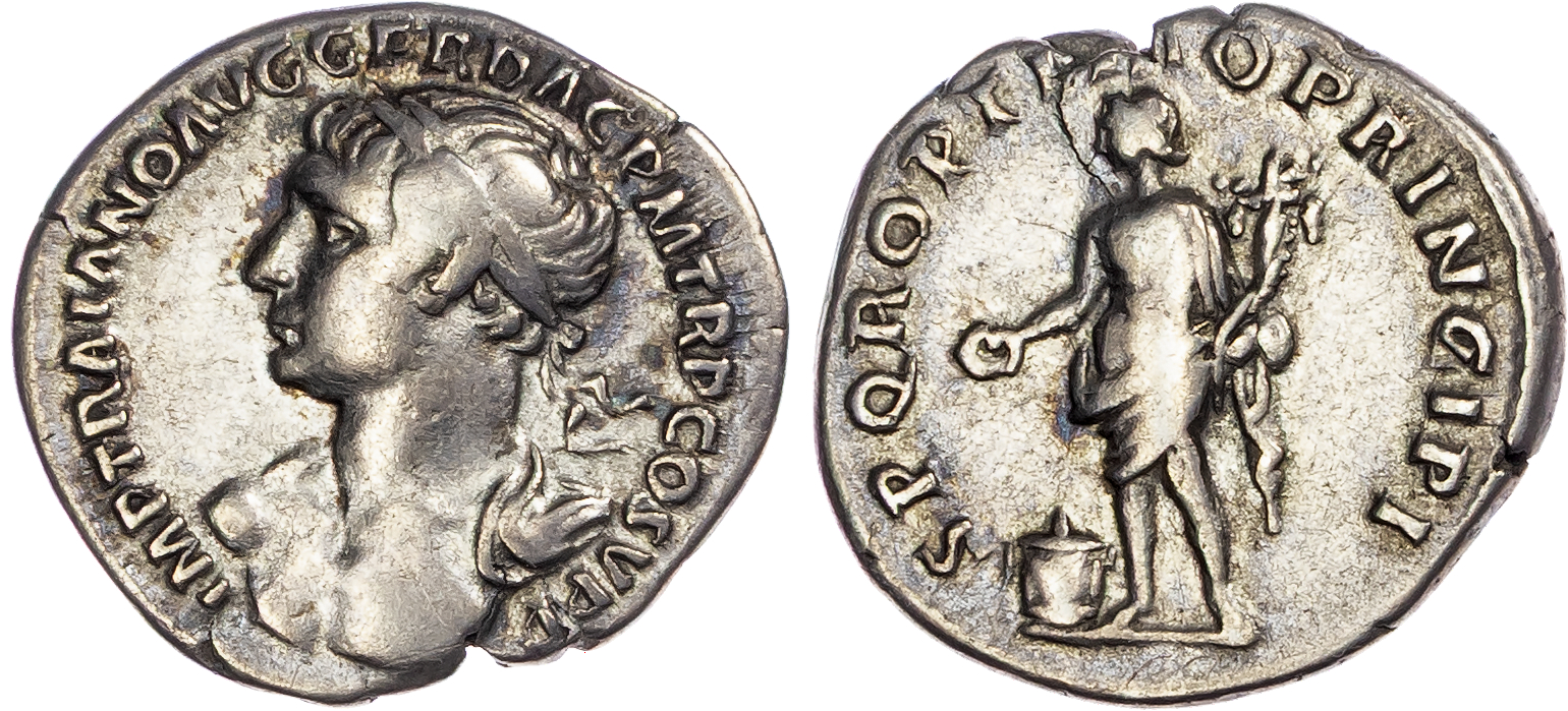 Trajan silver Denarius Trajan silver Denarius