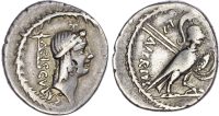 L. Valerius Acisculus silver Denarius