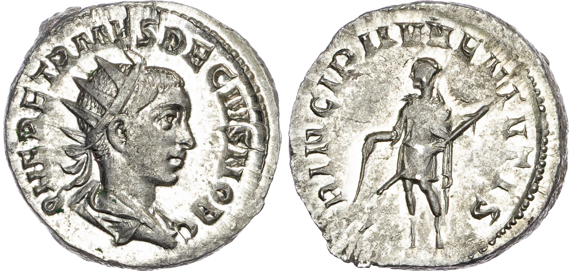 Herennius Etruscus Silver Antoninianus