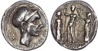 Cn. Blasio Cn. f. Silver Denarius