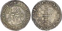 Crusaders, Knights of Rhodes, Raymond Bérenger (1365-1374), silver Gigliato