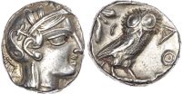 Attica, Athens, Silver Tetradrachm