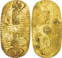 Japan, Bunsei (1819-1828), gold Koban