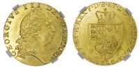 George III (1760‐1820), Gold ‘Spade’ Guinea, 1792. NGC MS63.