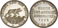 Germany, Anhalt-Bernburg, Alexander Carl (1834-1863), silver Taler