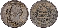 USA, Draped Bust, copper Half Cent