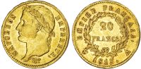 France, Napoleon I (1804-1814), gold 20 Francs