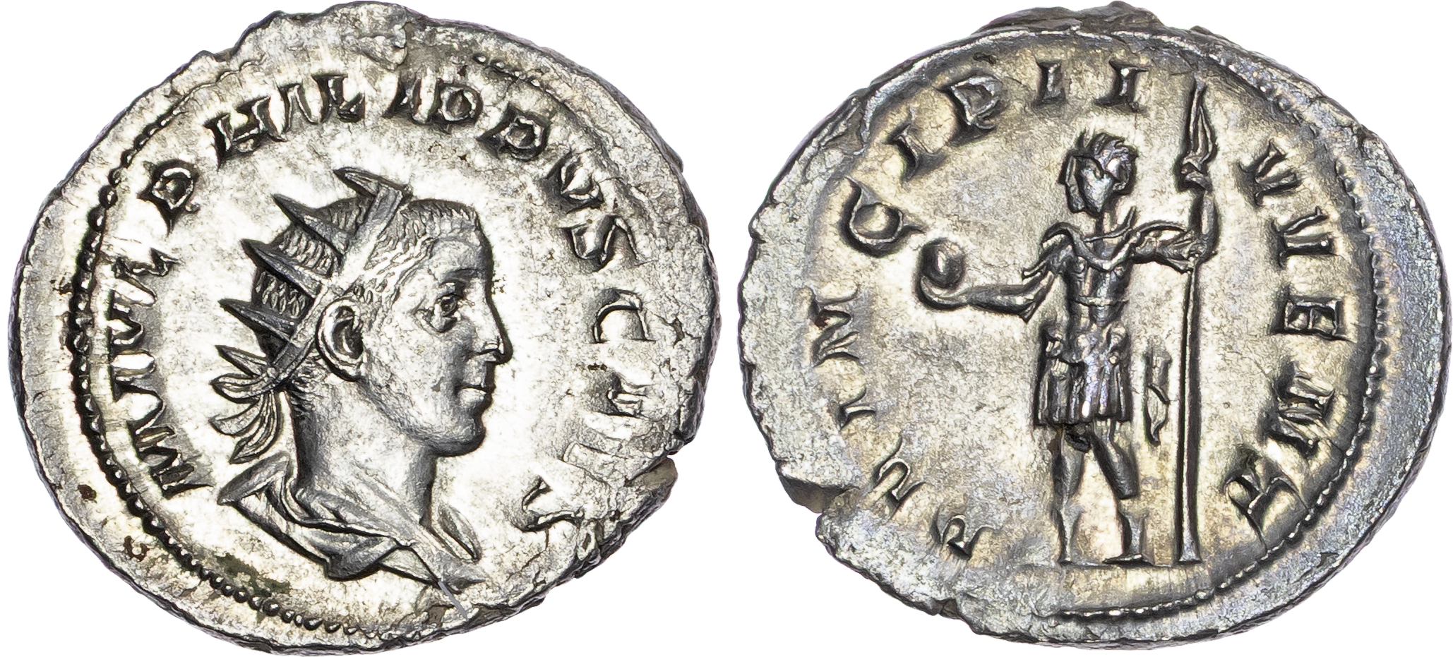 Philip II as Caesar, Silver Antoninianus