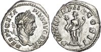 Geta Silver Denarius