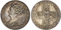 Anne (1702‐1714), Silver Shilling, 1709, Post‐Union.