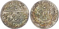 India, Awadh, Wajid Ali Shah (AH 1263-1272 / 1847-1856 AD), silver Rupee