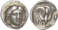Islands off Caria, Rhodes, Silver Didrachm
