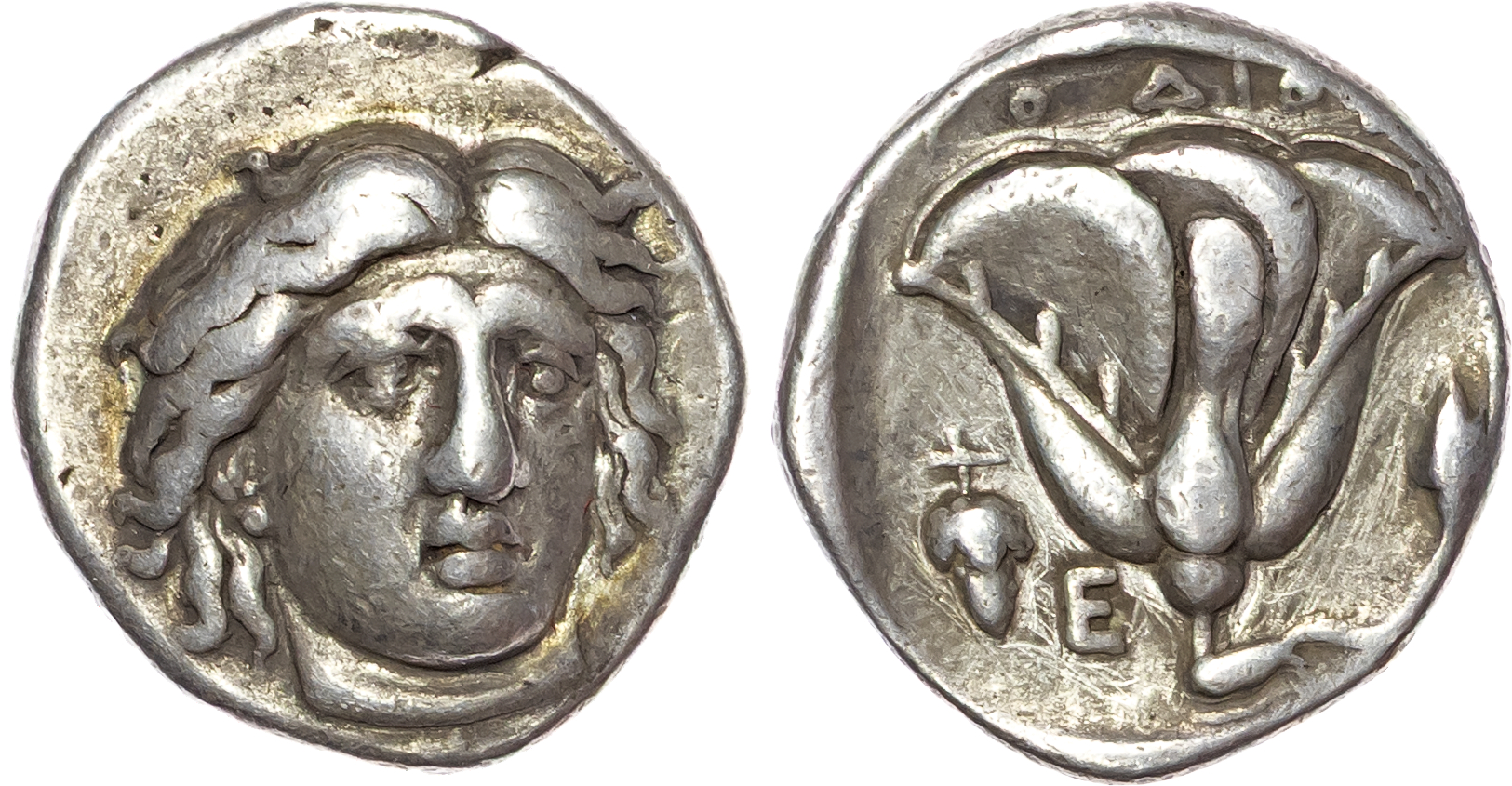 Islands off Caria, Rhodes, Silver Didrachm Islands off Caria, Rhodes, Silver Didrachm