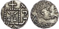 Anglo Saxon (c. 600-775), Silver Sceat, Primary Phase (c. 680-c. 710), Series A 2a.