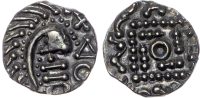 Anglo Saxon (c. 600-775), Silver Sceat, Continental Issues (c. 695 - c. 740), Series E, Later Issues.