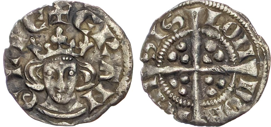 Edward I (1272-1307), Silver Farthing, Class 3de, Tower mint Edward I (1272-1307), Silver Farthing, Class 3de, Tower mint