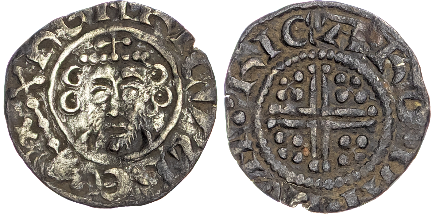 John (1199-1216), Silver Penny, Class 5a2 (Ricard of London) John (1199-1216), Silver Penny, Class 5a2 (Ricard of London)