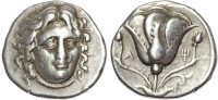 Islands off Caria, Rhodes, Silver Didrachm