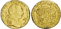 George III (1760-1820), Gold Quarter Guinea, 1762
