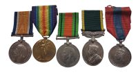 A Great War, Territorial, Home Guard ISM Group of 5 to Corporal/Serjeant Ernest Perry